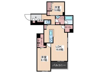 間取図 グリナージュ　歴史の散歩道