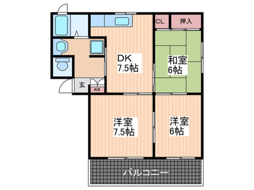 間取図 グリーンティエラ