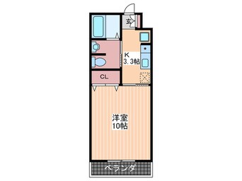 間取図 JRBハイツ矢野Ⅲ番館