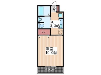 間取図 JRBハイツ矢野Ⅲ番館