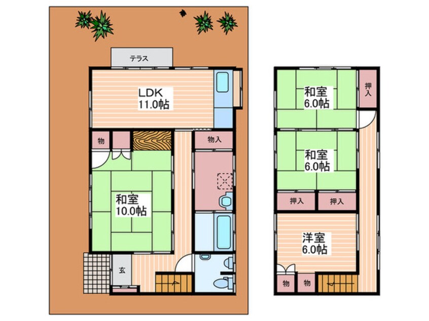 間取図 丸石ニ丁目戸建