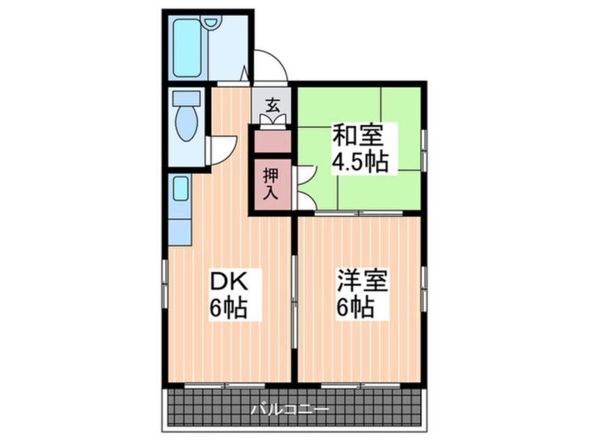 間取図 ポポラートヴィラ