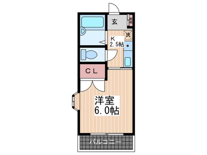 間取り図 コーポ船越