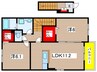 カトレヤ 2LDKの間取り