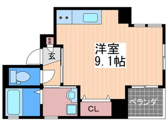 間取図 リバーコート住吉