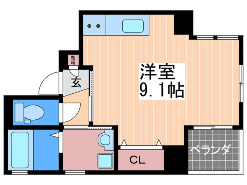 間取図 リバーコート住吉