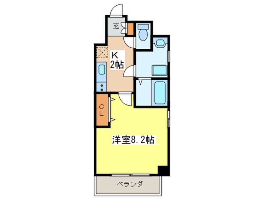 間取図 リバーコート住吉