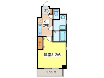 間取図 リバーコート住吉