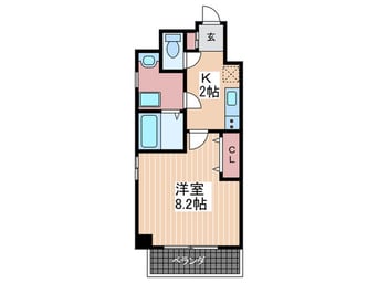 間取図 リバーコート住吉
