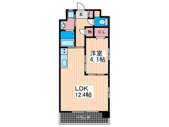 間取図 コンフォート東白島