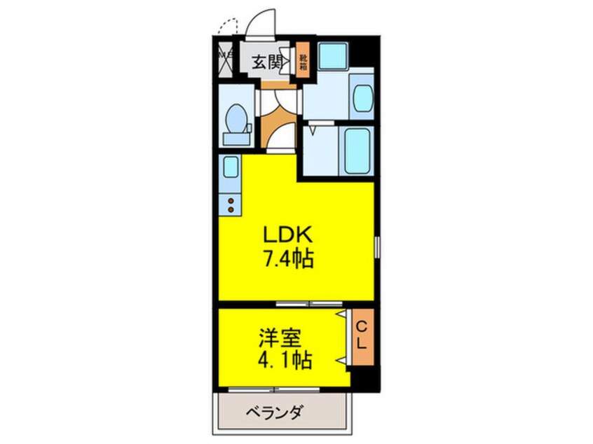 間取図 Ｋａｔａｙａｍａ　ＢＬＤＧ２４