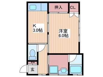 間取図 沖野アパート