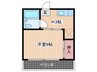 MGKビル 1Kの間取り