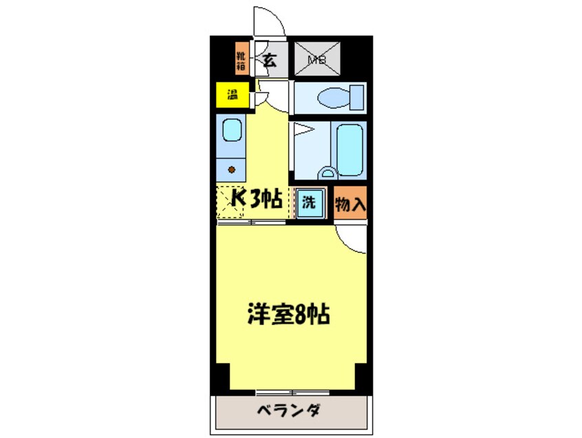 間取図 アイビースクエア横川