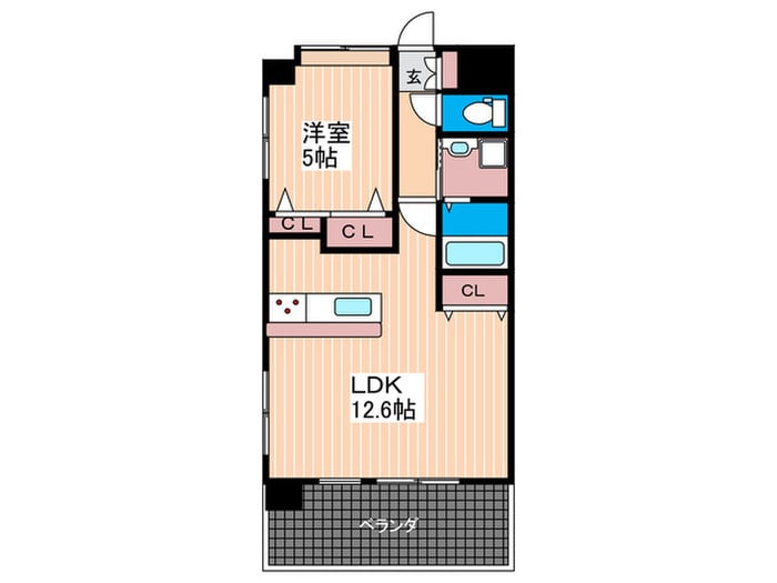 間取り図 ベルパッソ横川弐番館