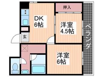 間取図 高間ビル