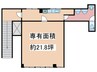 横川商店街ビルＡ棟 1Rの間取り