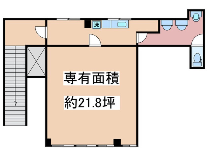 間取図 横川商店街ビルＡ棟