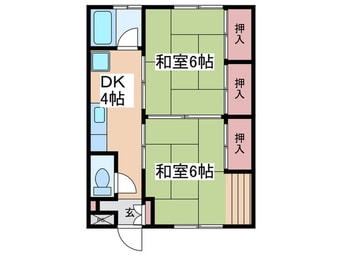 間取図 横川商店街ビルＡ棟