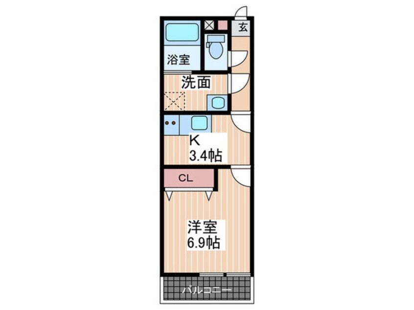 間取図 サニーガーデン草津東