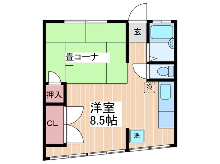 間取図 横川商店街ビルＢ棟