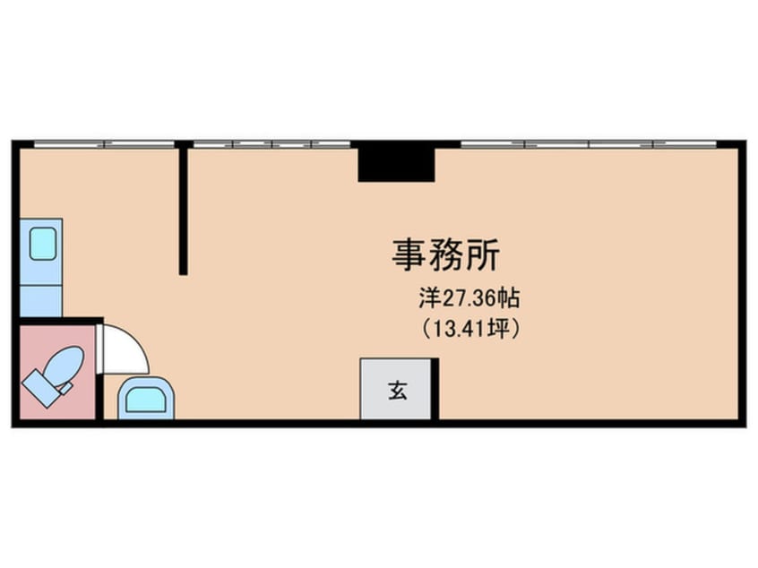 間取図 横川商店街ビルＢ棟