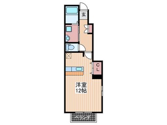 間取図 デフィー大町