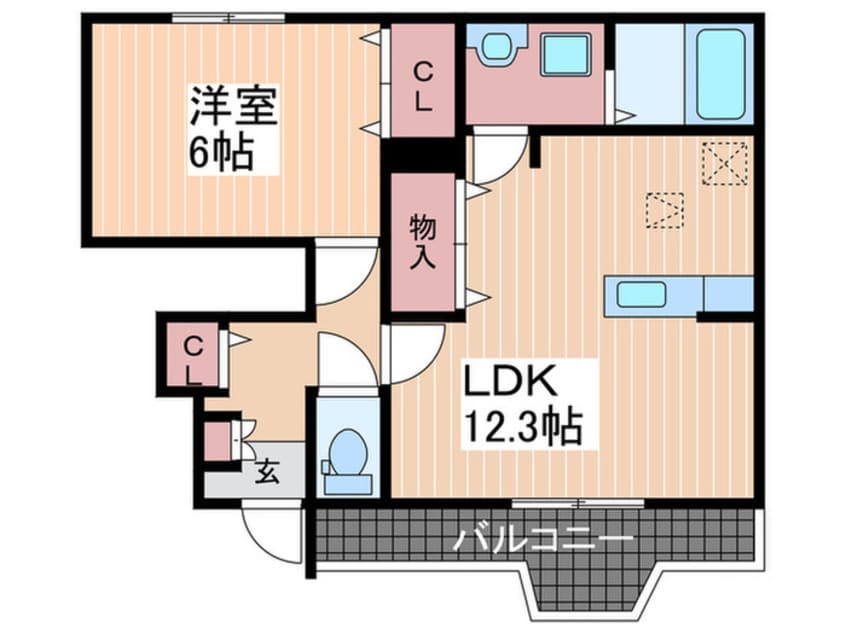 間取図 ミルトガ－デン