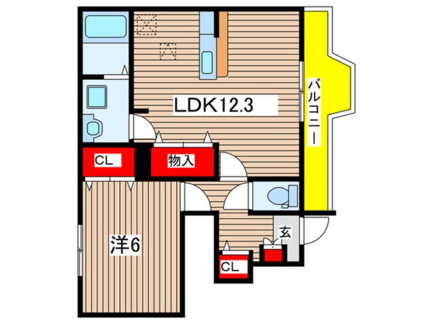 間取図 ミルトガ－デン
