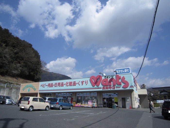 ウォンツ長楽寺店(ドラッグストア)まで490m ミルトガ－デン