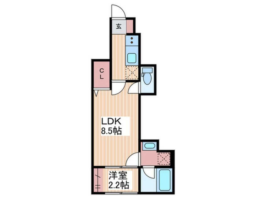 間取図 M　Terrace藤垂園　壱番館