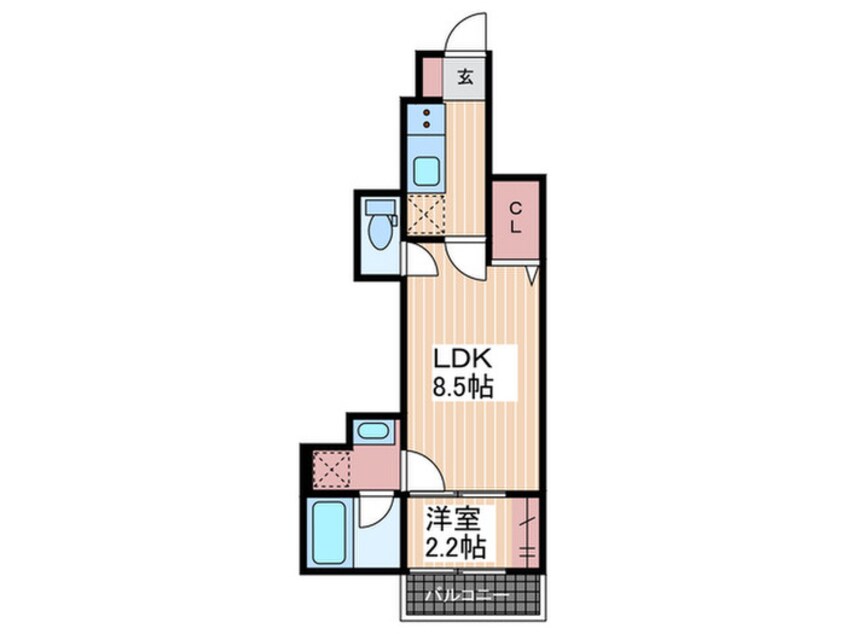 間取図 M　Terrace藤垂園　壱番館