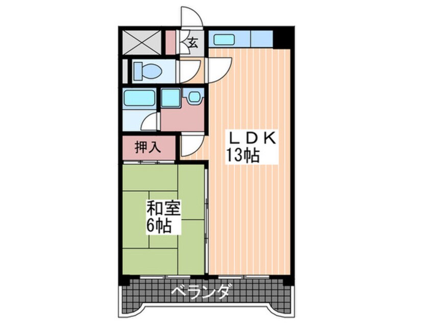 間取図 ジョイパレス南観音