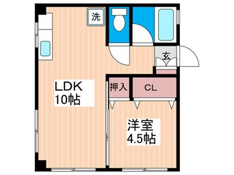 間取図 沖野ビル