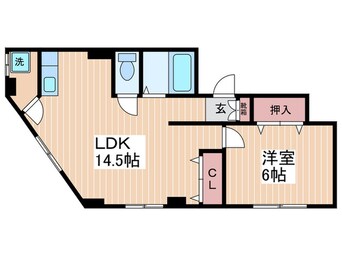 間取図 沖野ビル