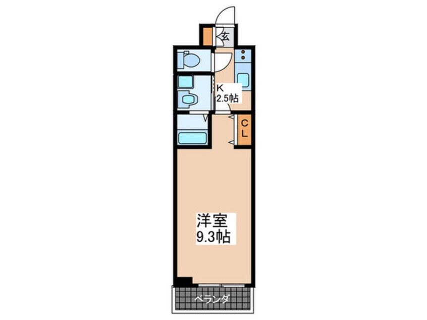 間取図 ＧＲＡＣＥ　ＷＥＳＴ　ＣＩＴＹ