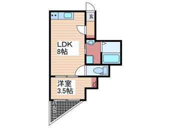 間取図 リノリノアパートメント千田