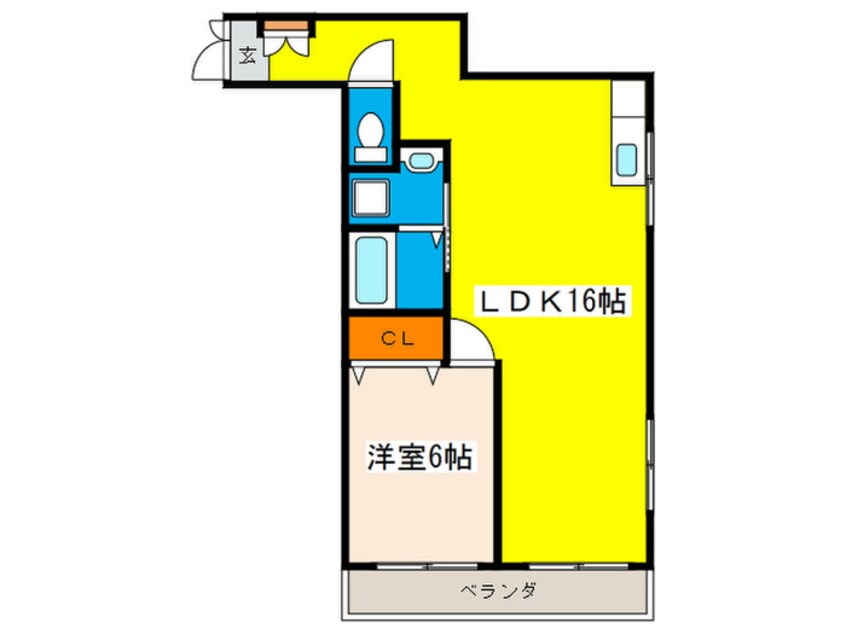 間取図 サンヨービル