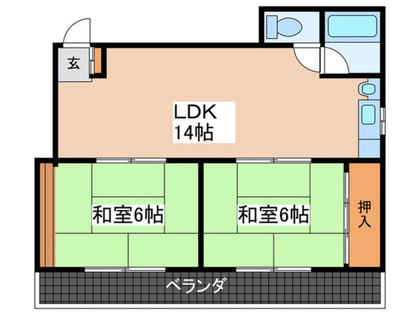 間取図 保田ビル