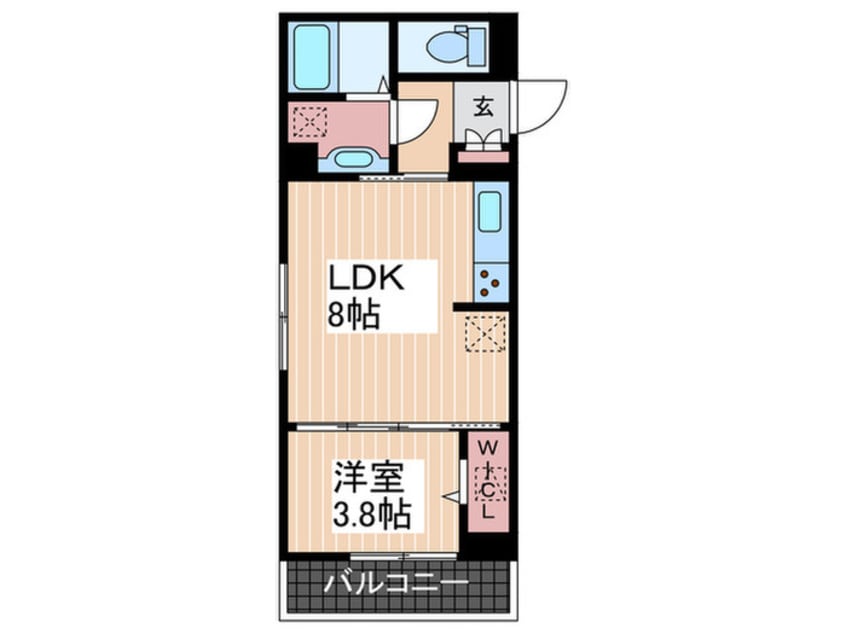 間取図 トリシア・ヒナ