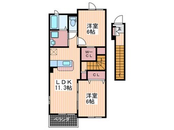 間取図 カーサフィオーレⅠ