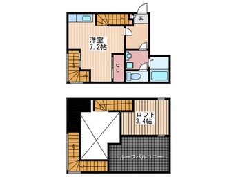 間取図 Maisoneticリバーサイド宇品