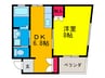 Ｆｌｅｃｈｉｒ－ＫＵＢ 1DKの間取り