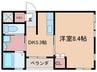 Ｆｌｅｃｈｉｒ－ＫＵＢ 1DKの間取り