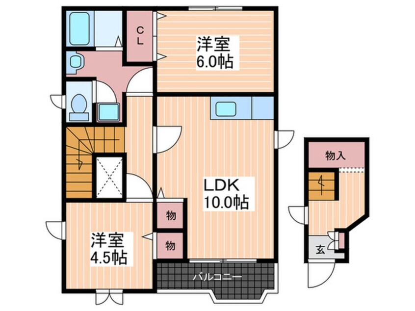 間取図 ウィンディアC