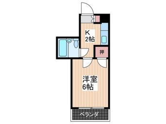 間取図 メルポート上東雲