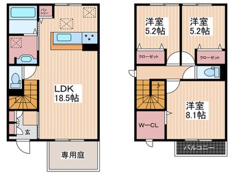 間取図 ソレイユ　D棟　D