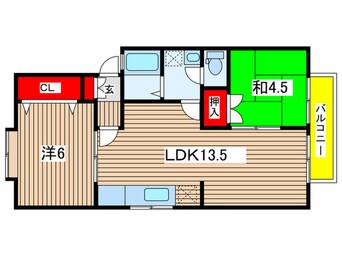 間取図 パピリオパークA棟
