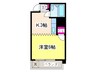 メゾンワールド 1Kの間取り