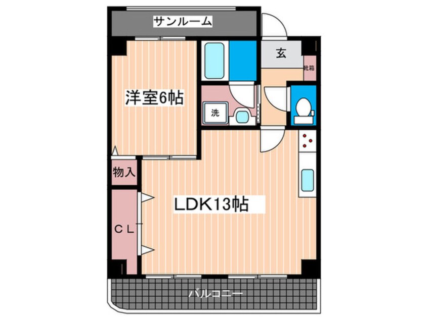 間取図 ＢＬＤＧ．ＹＫ（ＹＫビル）